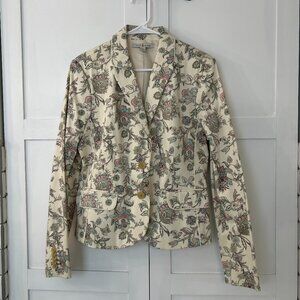 Tommy Hilfiger Paisley Floral Blazer – Women’s Size 12, Bold & Polished